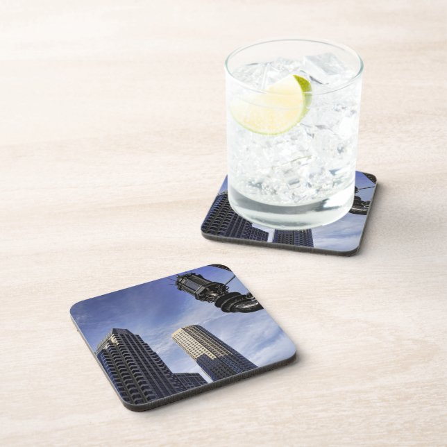 Posavasos Arquitectura de Boston céntrica (Lado Derecho)