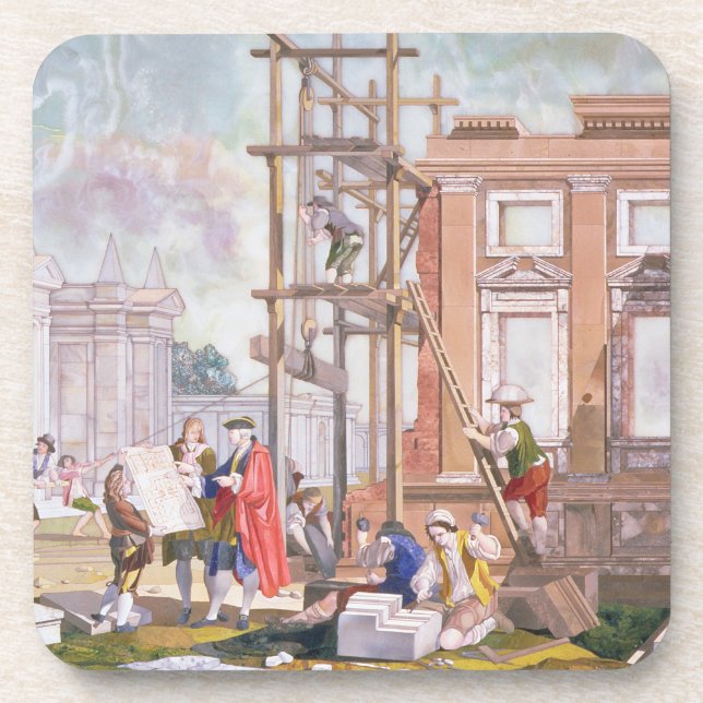 Posavasos Arquitectura, de una serie de cuatro t de (Frente)