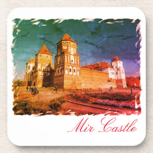 Posavasos Arquitectura del Castillo Mir de Bielorrusia Natur