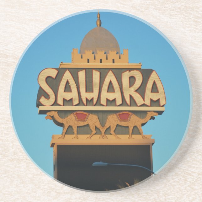 Posavasos Arquitectura emblemática del Casino de Las Vegas S (Frente)