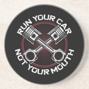 Posavasos Arrastrar Carreras Race Car Vintage Ejecutar tu au
