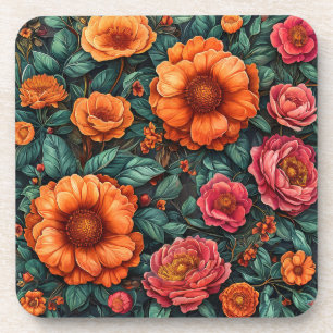 Posavasos Arreglo floral vibrante