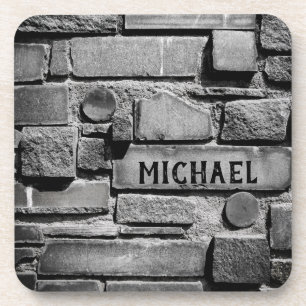 Posavasos Arreglo Guay de pared de ladrillo personalizable