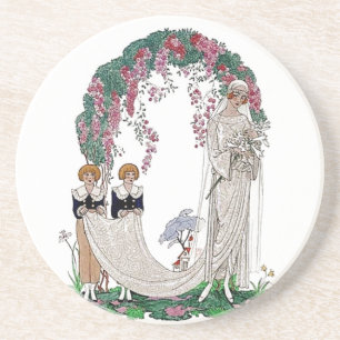 Posavasos Art deco bride