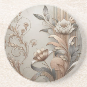 Posavasos Art Deco: Elegantes botánicas y lujo geométrico