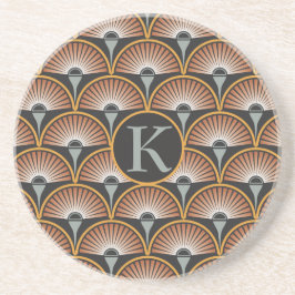 Posavasos Art Deco Jazz Age Sunset Jukebox