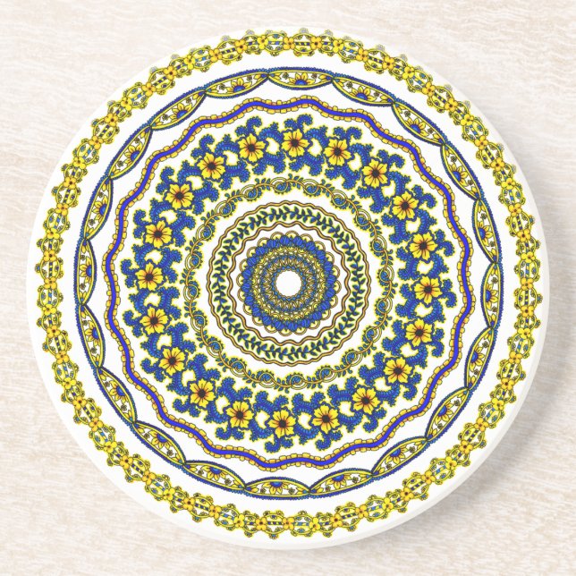 Posavasos art meditation mandala coaster (Frente)