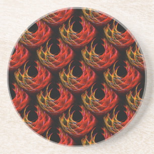Posavasos Arte abstracto moderno boho elegante patrón #503