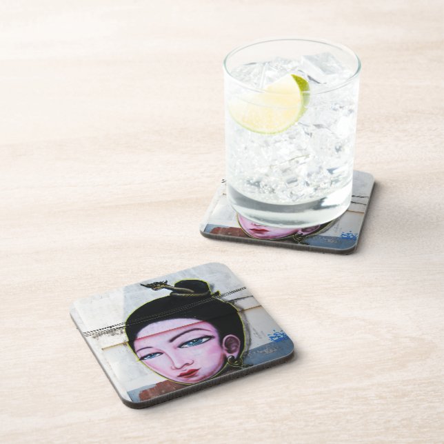 Posavasos Arte callejero de Lady Lao Graffiti (Lado Derecho)