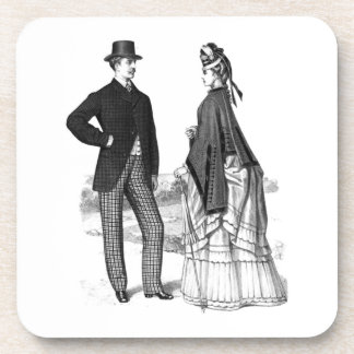 Posavasos arte clásico victoriano vintage
