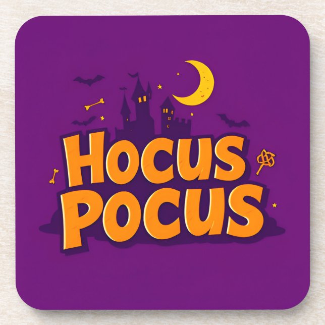 Posavasos Arte con tema de Halloween (Frente)