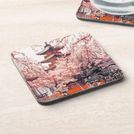 Posavasos Arte de acuarela de Guay oriental japonés Ueno Par