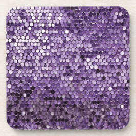 Posavasos Arte de Ai de la estrella púrpura brillante