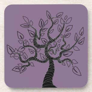 Posavasos Arte de árbol de la vida