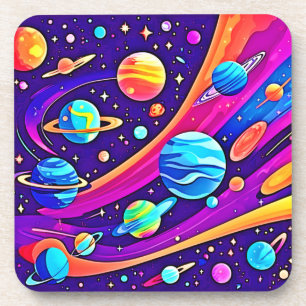 Posavasos Arte de armonía cósmica