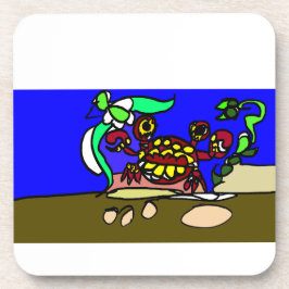 Posavasos Arte de cangrejo