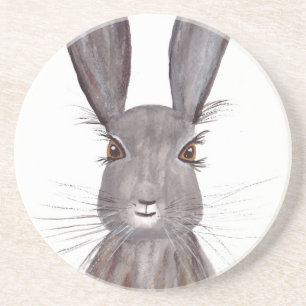 Posavasos Arte de conejo de acuarela
