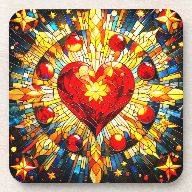 Posavasos Arte de corazón (Frente)