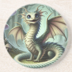 Posavasos Arte de criatura de fantasía linda Dragon Jabberwo