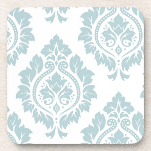 Posavasos Arte de Damasco Decorativo I Azul Huevo de Pato so