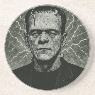 Posavasos Arte de electricidad Frankenstein