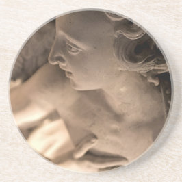 Posavasos Arte de escultura de ángel de mármol Imprimir