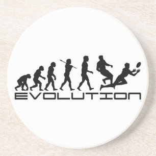 Posavasos Arte de la evolución del deporte del rugby