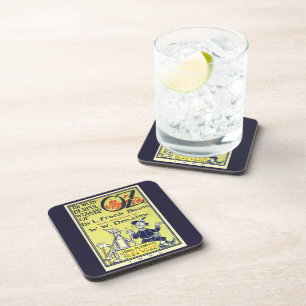 Posavasos Arte de la portada de un antiguo libro de El mago 