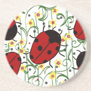 Posavasos Arte de Ladybug