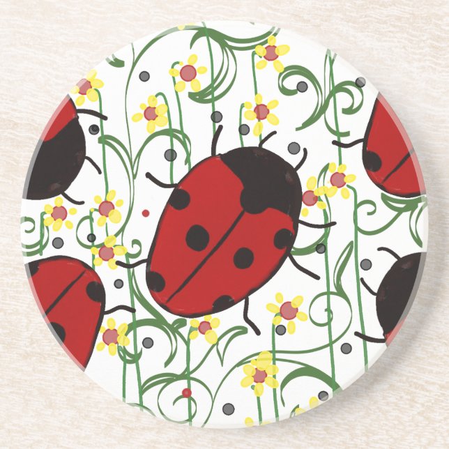 Posavasos Arte de Ladybug (Frente)