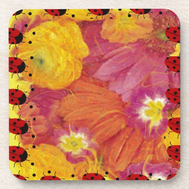 Posavasos Arte de Ladybug (Frente)