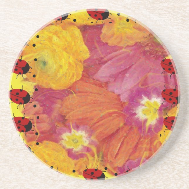 Posavasos Arte de Ladybug (Frente)