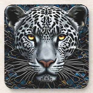 Posavasos Arte de leopardo