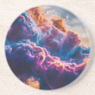 Posavasos Arte de Nebulosa Espacial Abstracta - Cósmico Colo