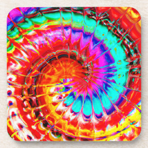 Posavasos Arte de patrón de abstracciones coloridas