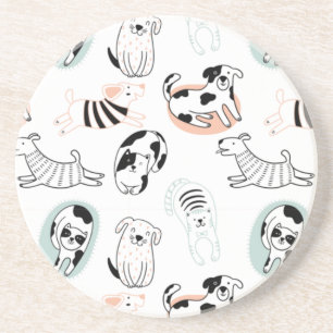 Posavasos Arte de perro chiquito