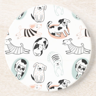 Posavasos Arte de perro chiquito