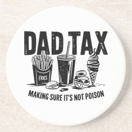 Posavasos Arte de refrigerios con problemas tributarios de p