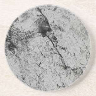 Posavasos Arte de resumen de gris negro moderno único