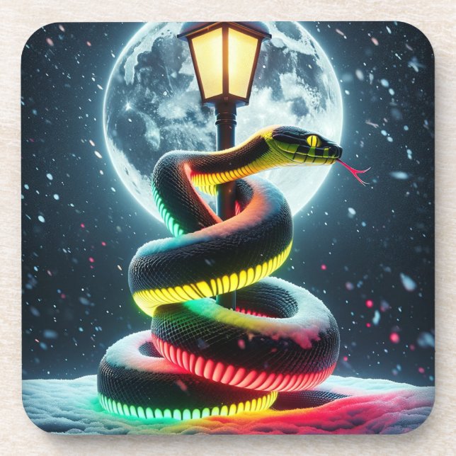 Posavasos Arte de serpientes (Frente)