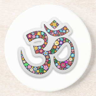 Posavasos Arte de Símbolo Floral Namaste
