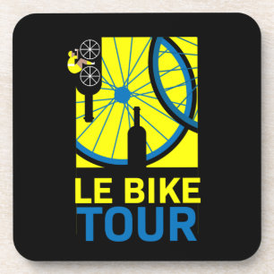 Posavasos Arte de turismo en bicicleta