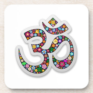 Posavasos Arte del símbolo floral Namaste
