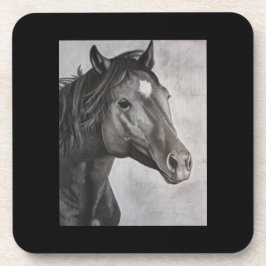 Posavasos Arte dibujado a mano de caballo