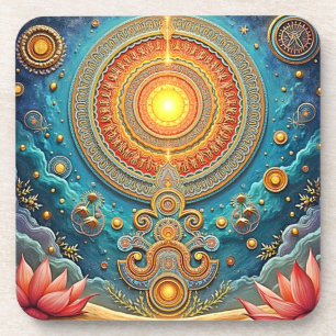 Posavasos Arte espiritual de Mandala