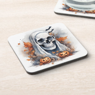 Posavasos Arte fantasma místico de Halloween - regalo encant