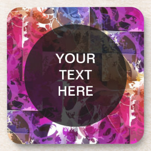 Posavasos Arte fractal de apofisis - plantilla web de araña