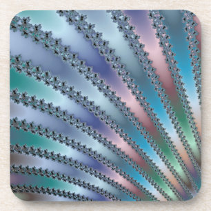 Posavasos Arte fractal de dedos