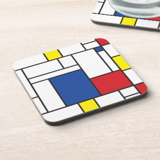 Posavasos Arte Moderno De Stijl Geométrico Minimalista Mondr
