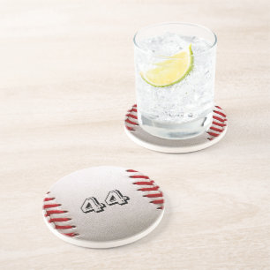 Posavasos Arte personalizado de números de béisbol – Foto de